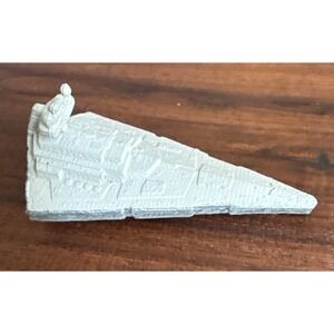 1993 Star Wars Micro Machines Imperial Star Destroyer  Plastic - No Stand